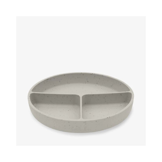 Plato Dividido con Base de Succión de Silicona Platinum Sand
