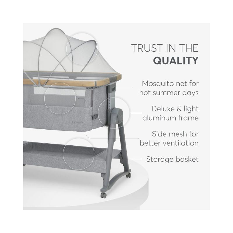 Cuna colecho Nanna gris