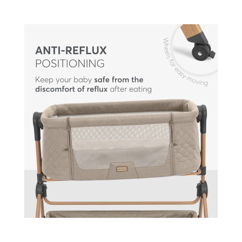 2in1 cuna colecho + silla de comer Sleat Me Beige