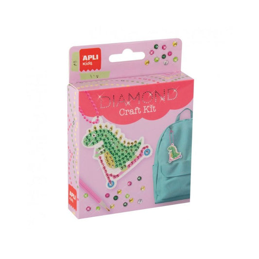Llavero con diamantes -  Dino