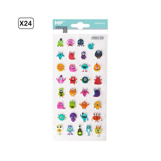 Pegatinas Stickers Relieve Aliens