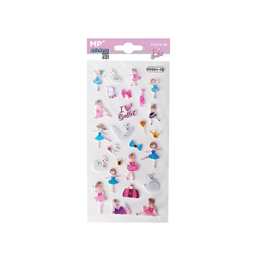 Pegatinas Stickers Relieve Ballet