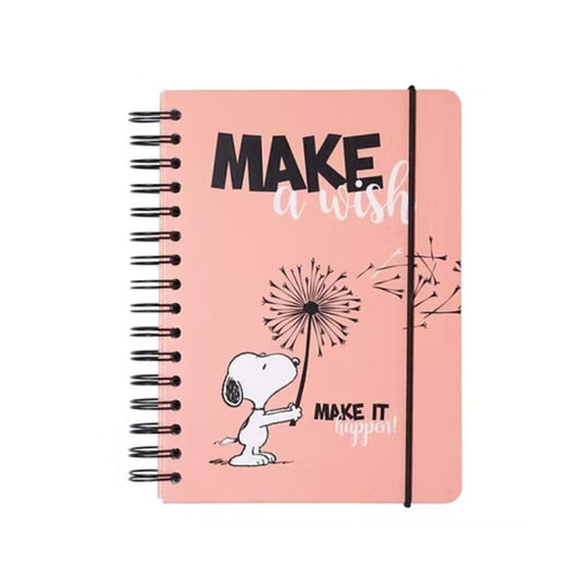 Cuaderno tapa forrada A5 Snoopy Make A Wish