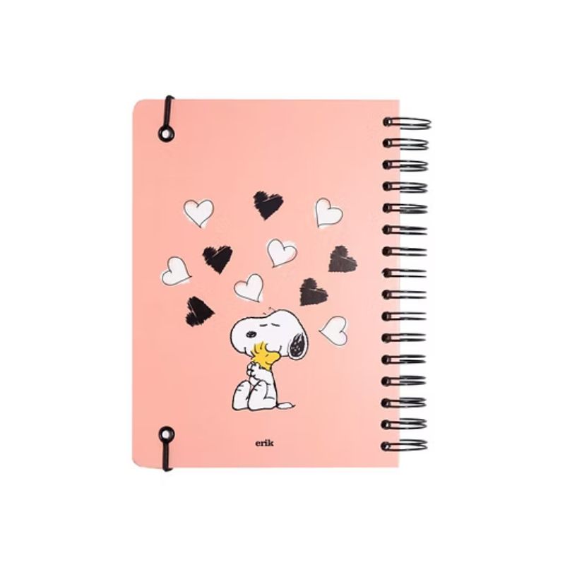 Cuaderno tapa forrada A5 Snoopy Make A Wish