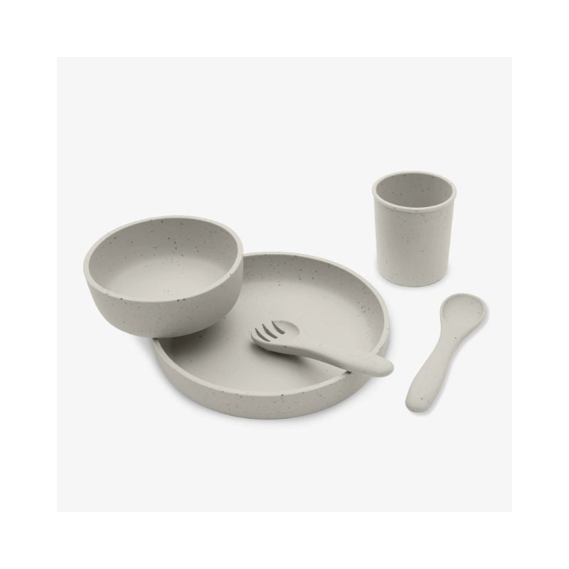 Set de Alimentación 5 Piezas de Silicona Platinum Sand