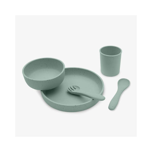 Set de Alimentación 5 Piezas de Silicona Platinum Sage