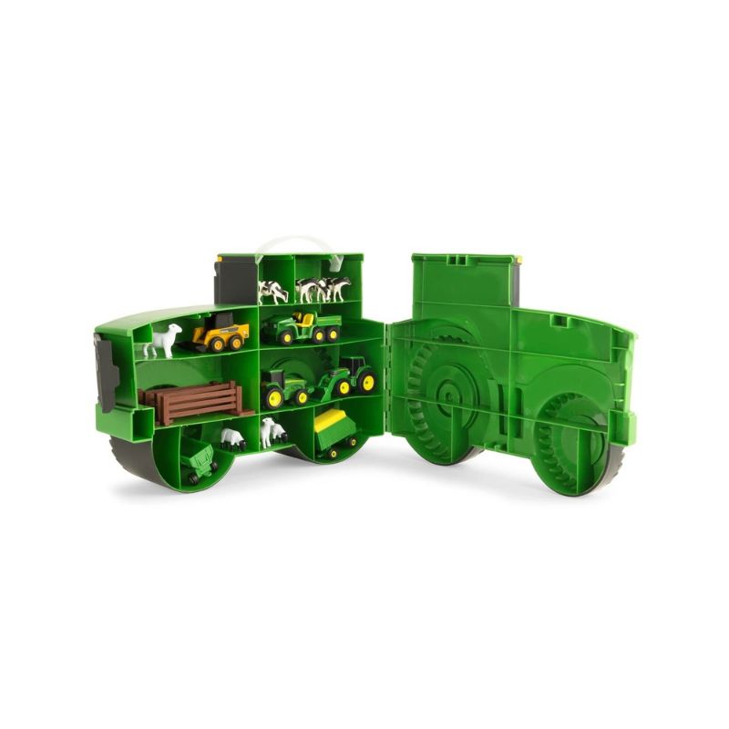 Estuche portátil con forma de tractor