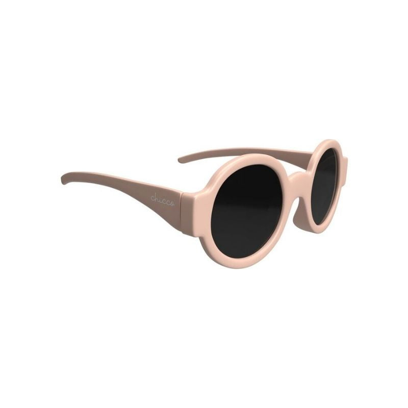 Gafas de sol rosa redonda 6m+