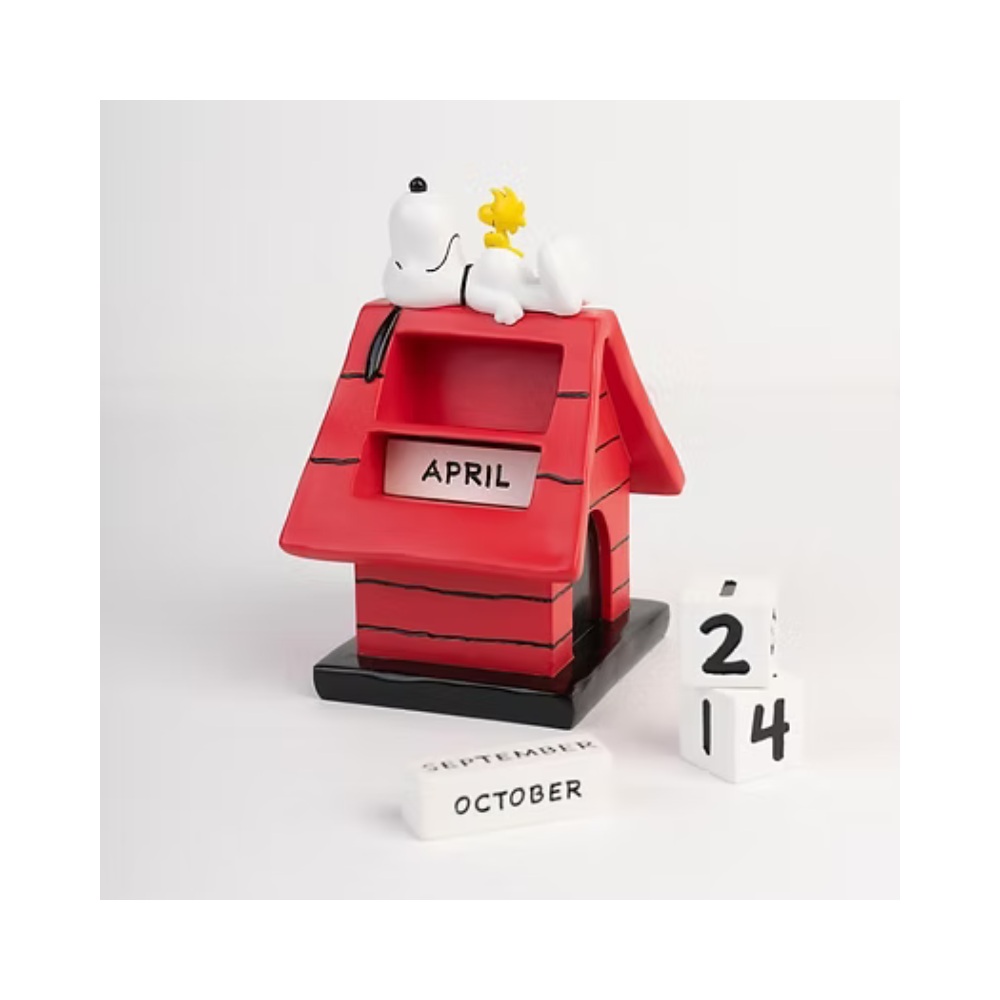 Calendario Perpetuo 3D Casa de Snoopy