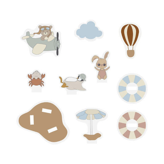 Set figuras foam para baño Venla