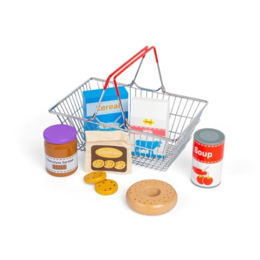 Cesta de compras de metal x2