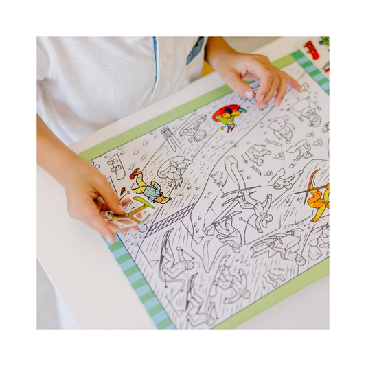 Seek & find sticker pad - adventure