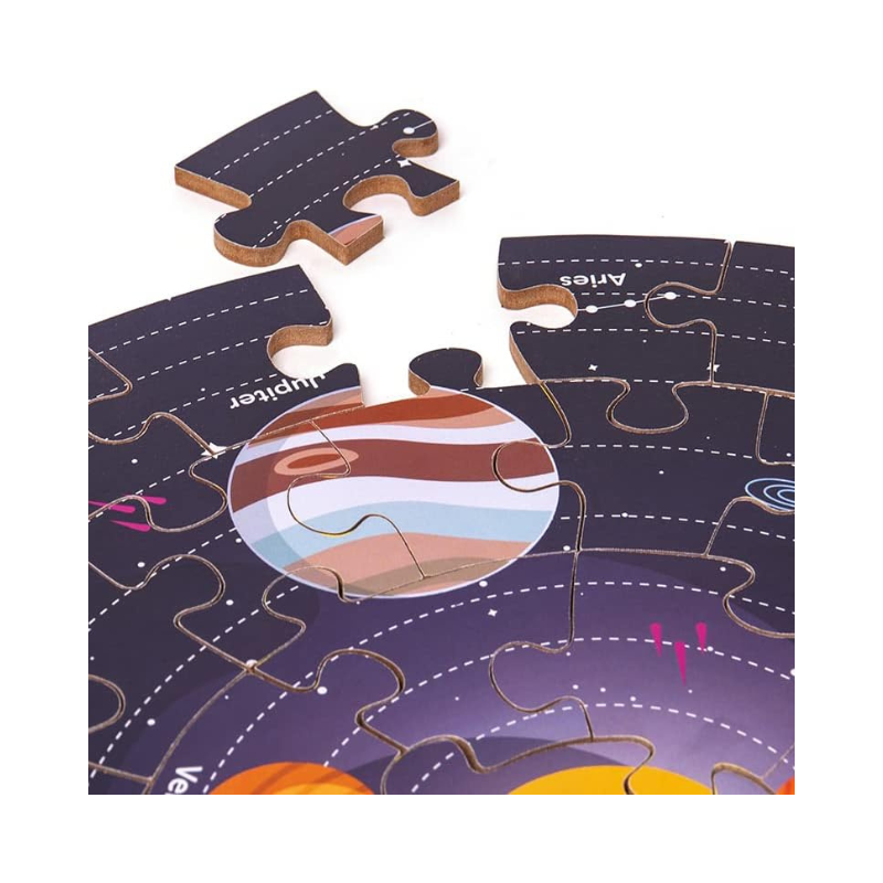 Rompecabezas circular de piso - El espacio