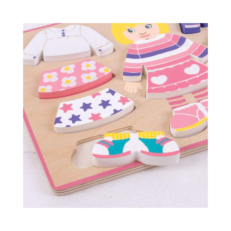 Rompecabezas de vestir niña