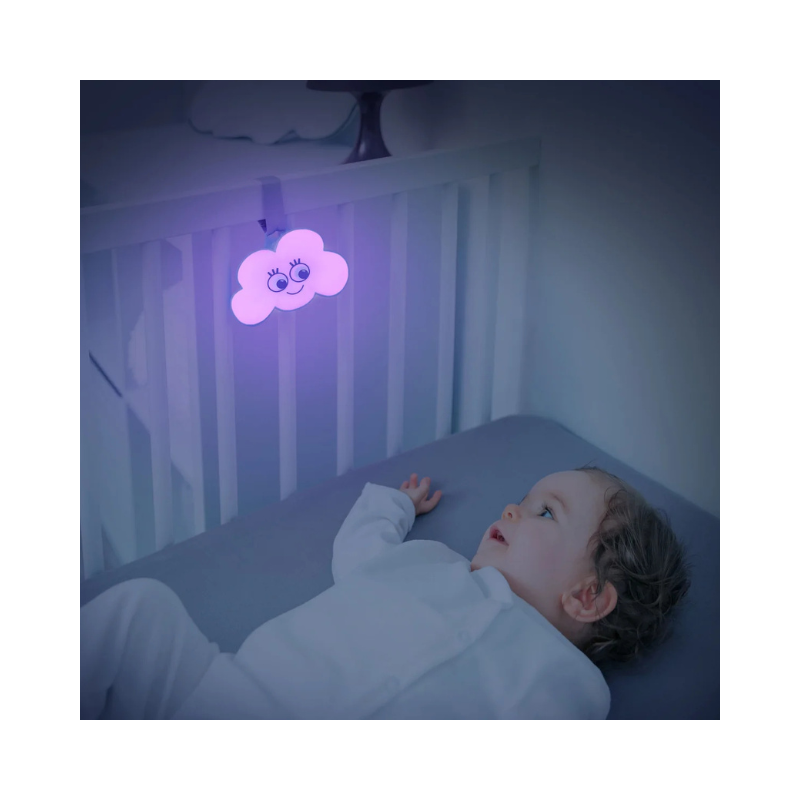 Luz nocturna de nubes