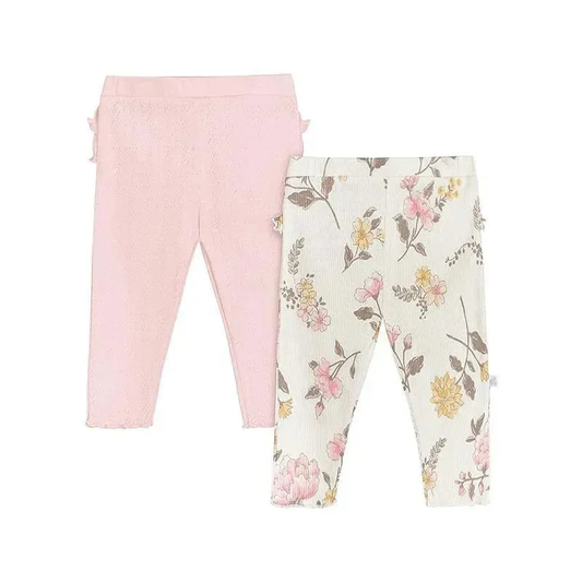 JB 2PK PANTALÓN FLORAL - NIÑA 0-3m