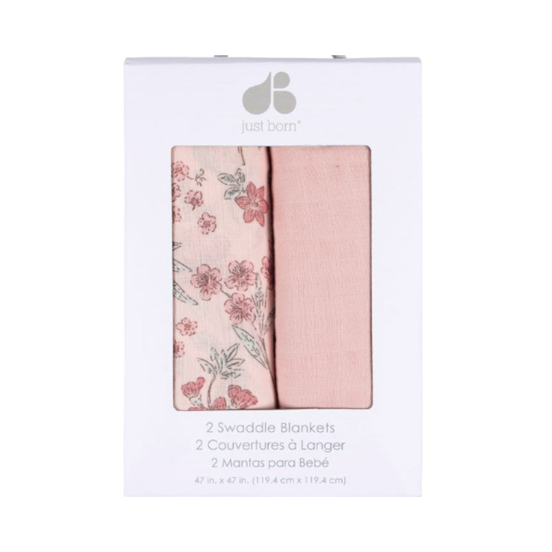 2pc Manta liviana para envolver - niña