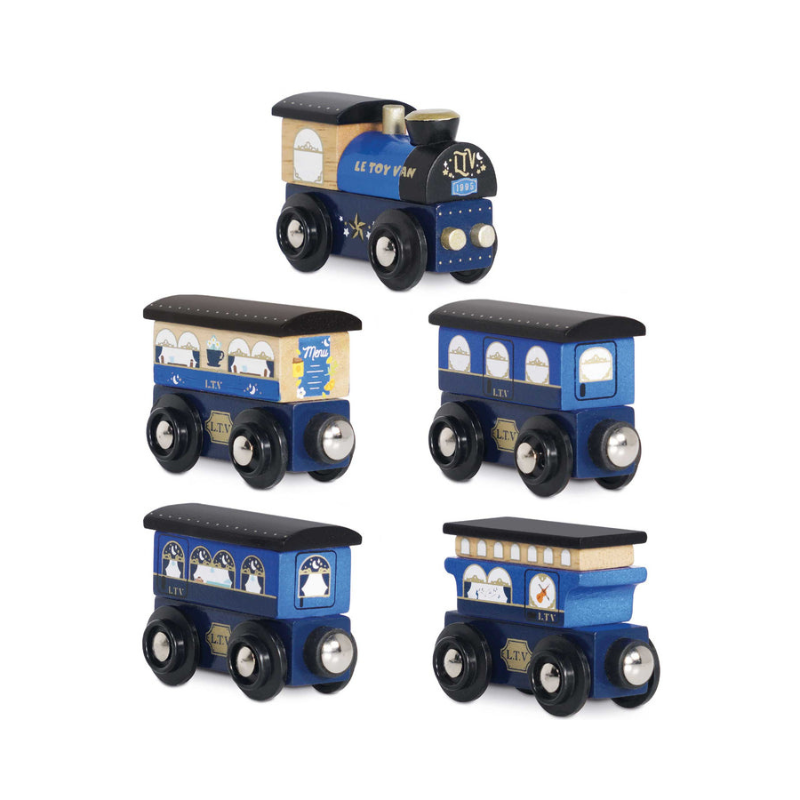 Tren y Carruajes del Crepúsculo - Set de 5 Piezas