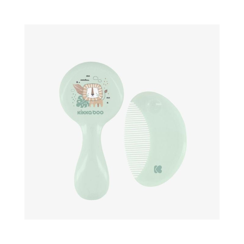 Peine y Cepillo de Cerdas Naturales Savanna Mint