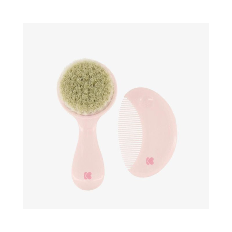 Peine y Cepillo de Cerdas Naturales Savanna Pink
