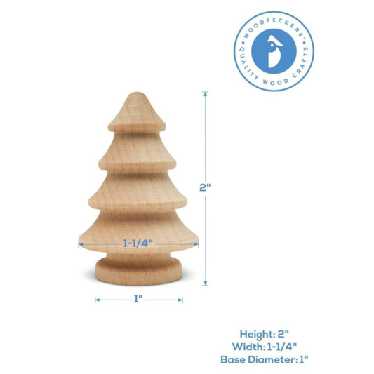 Arbolitos de madera (unidad)