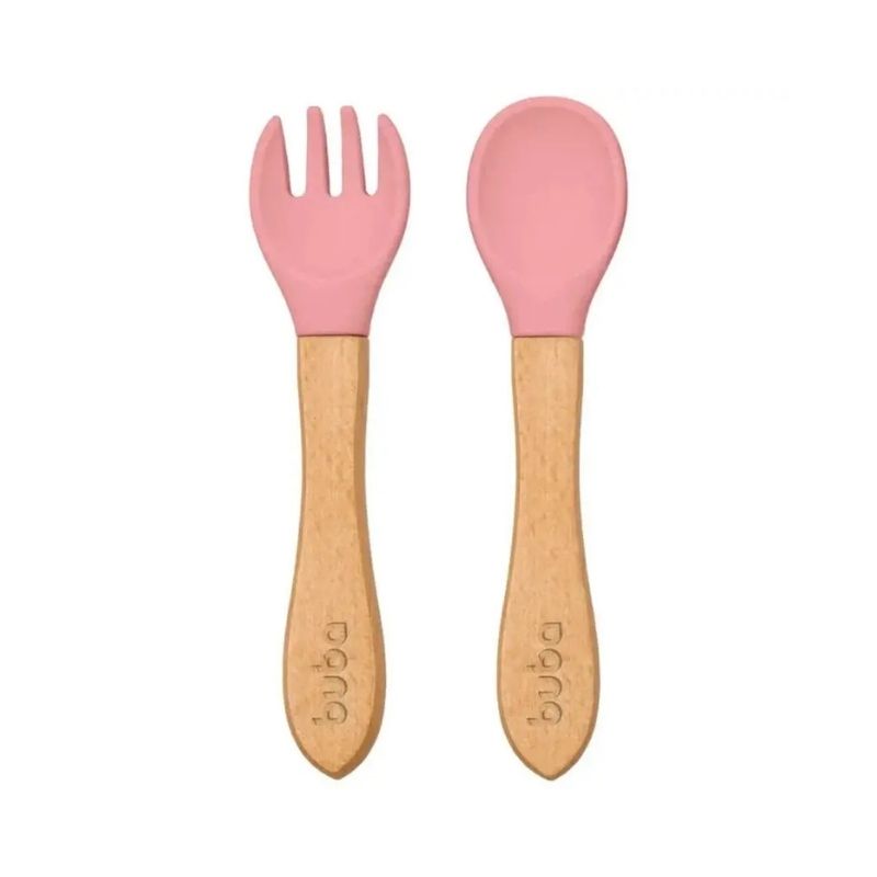 Kit de cubiertos rosa