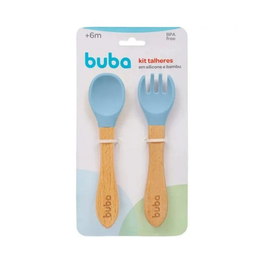 Kit de cubiertos azul