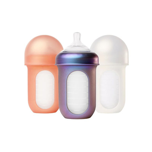 BIBERÓN NURSH 8OZ METÁLICO 3PC