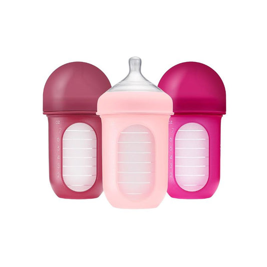BIBERÓN NURSH 8OZ 3PC ROSA
