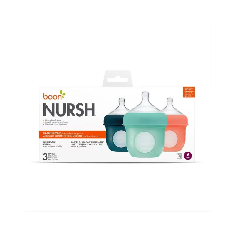 BIBERÓN NURSH 4OZ 3PC MENTA