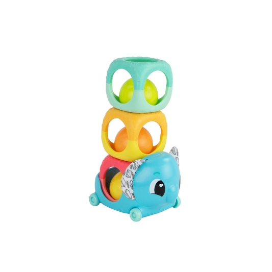 Juego de bloques sonajeros para apilar y arrastrar