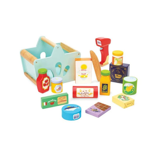 Canasto de compras con scanner (le toy van)