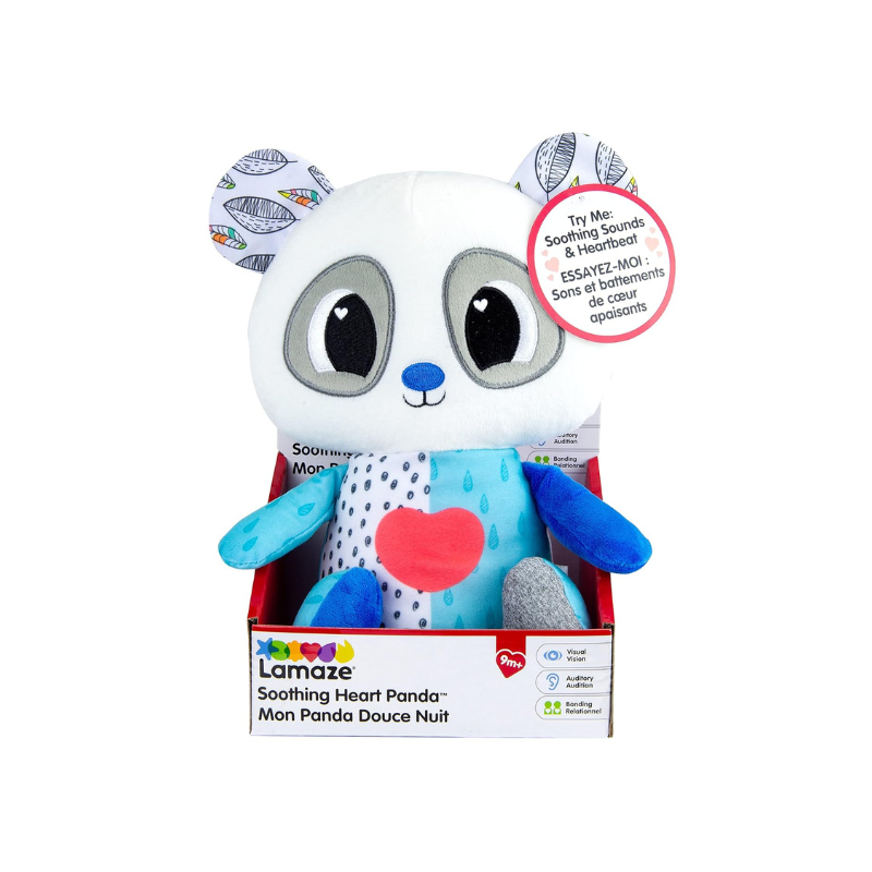 Panda de corazón relajante