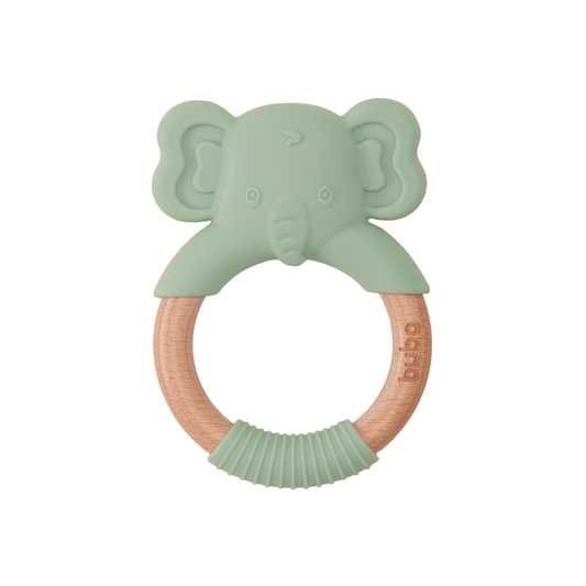 Mordedor de elefante verde