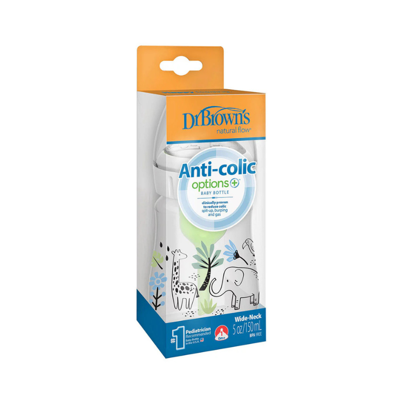 Biberón Dr. B 1x150ml boca ancha elefante