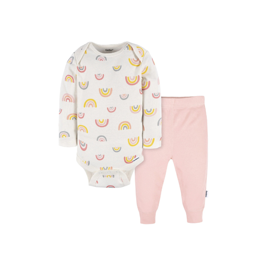 Body mangas largas con pantalón - Arcoíris