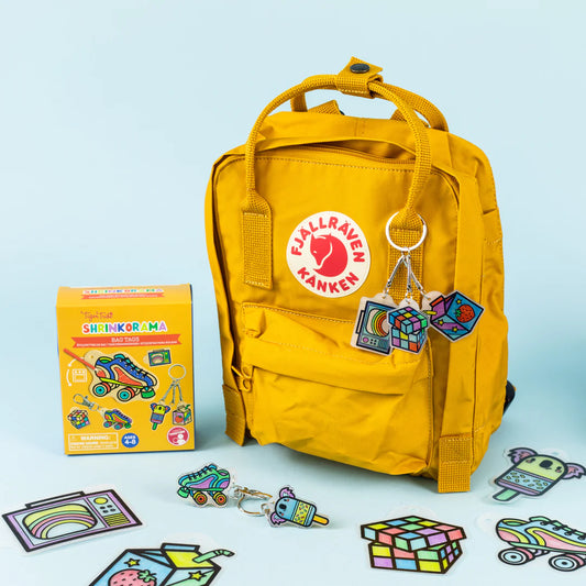 Shrinkorama – Etiquetas para Mochila