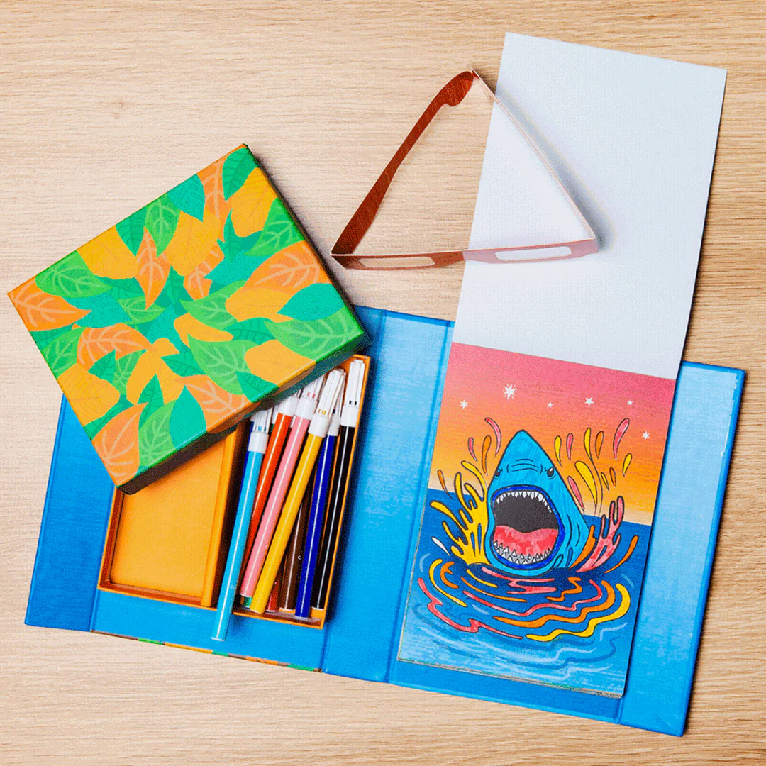 Set para Colorear 3D – Criaturas Feroces