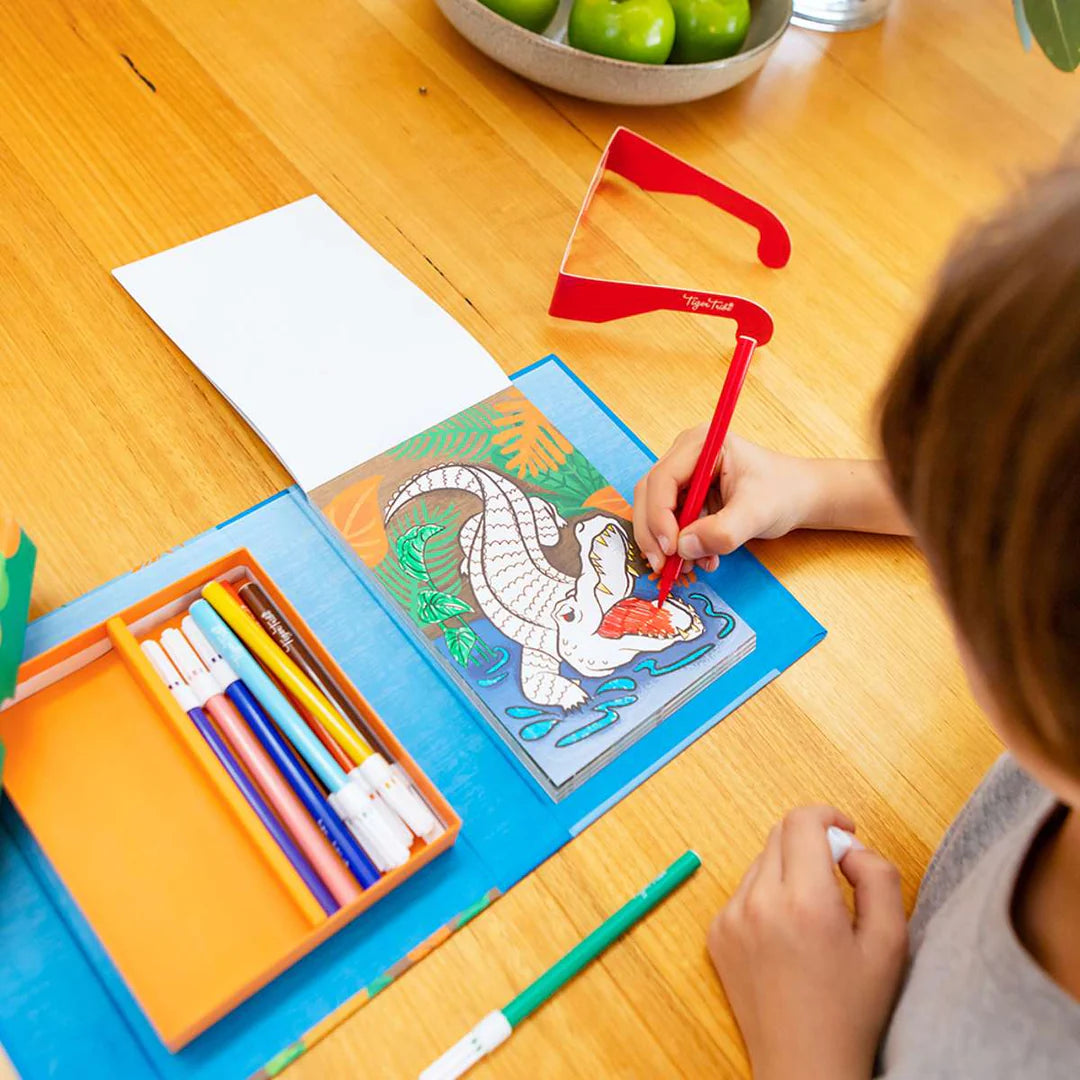 Set para Colorear 3D – Criaturas Feroces