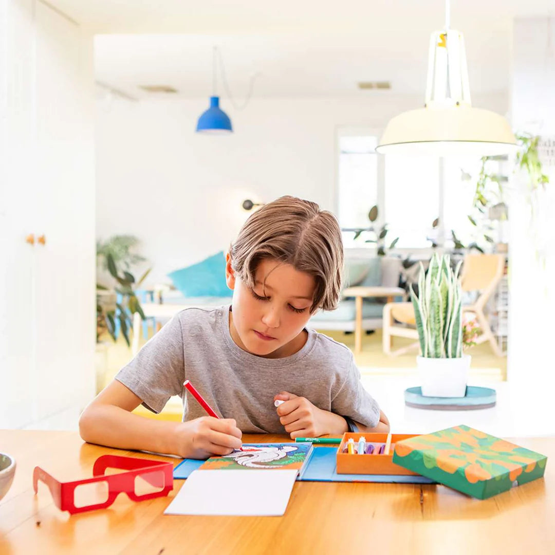 Set para Colorear 3D – Criaturas Feroces