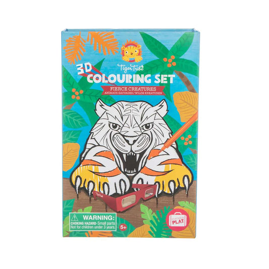 Set para Colorear 3D – Criaturas Feroces