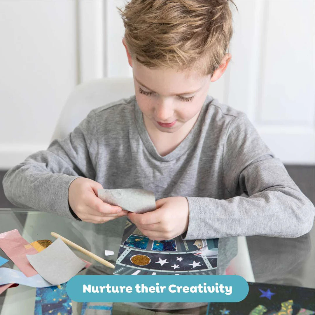 Arte con Láminas Brillantes – Aventuras Espaciales