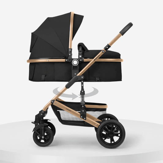 Carrito Amaia negro 3 en 1