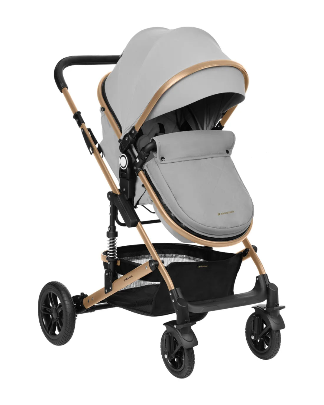 Carrito Amaia gris claro 3 en 1