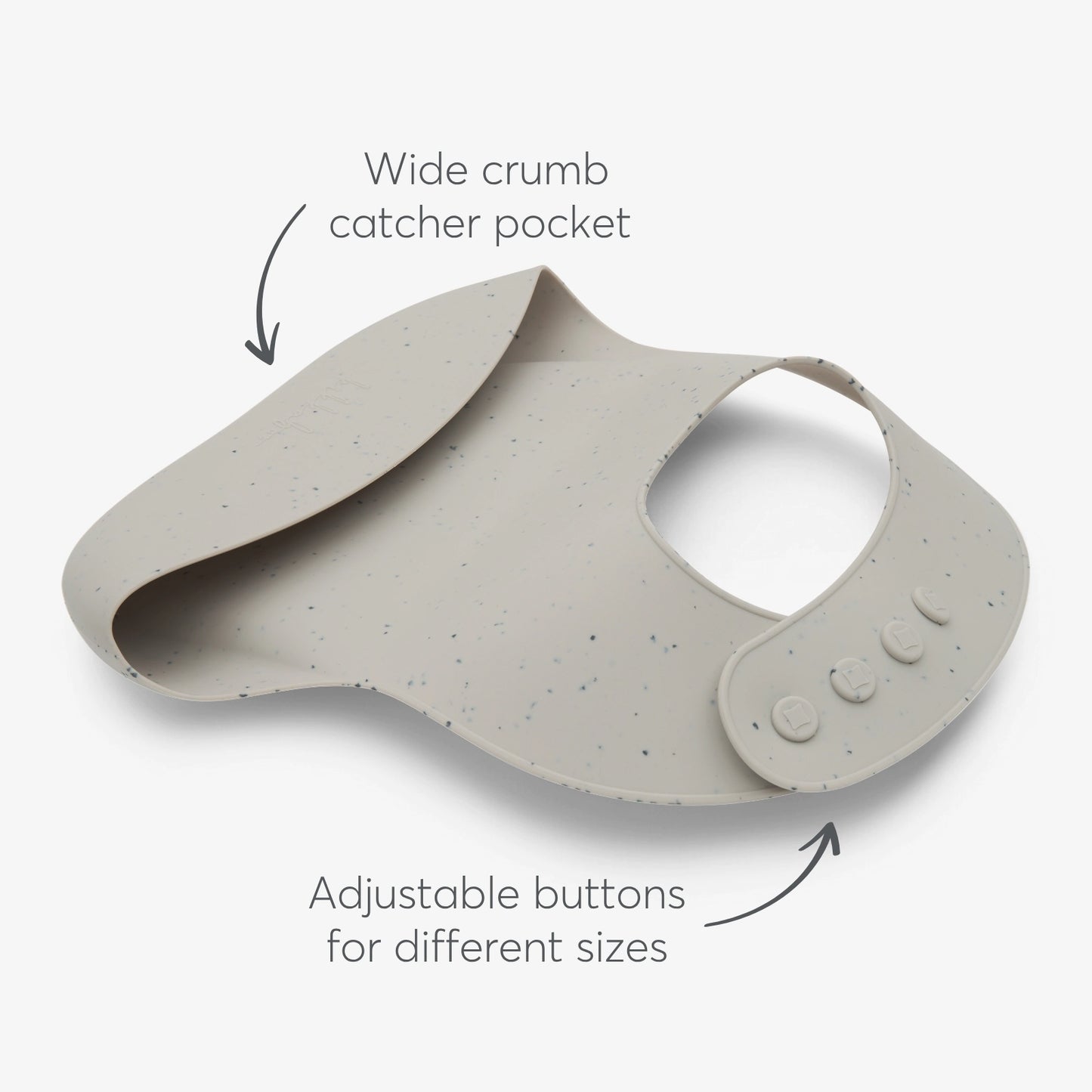 Babero Platinum Silicone Sand