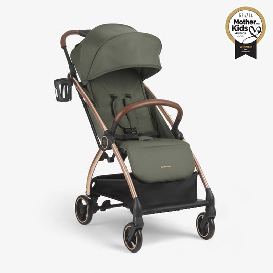 Carrito autoplegable Joy verde olivo