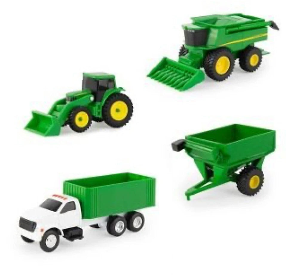 Set de regalo: Tractor, cosechadora, camion