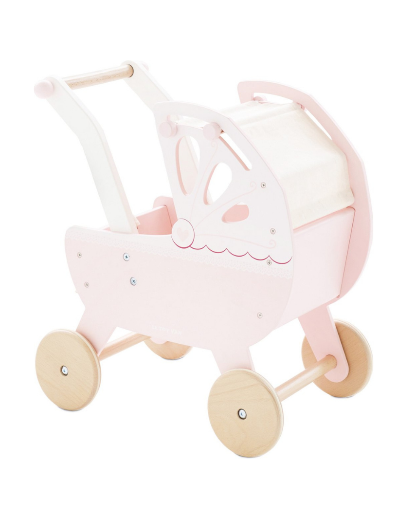 Cochecito de Muñeca Retro de Madera FSC 100%